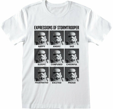 T-shirt Star Wars Expressions Of Stormtrooper White XL T-shirt - 1