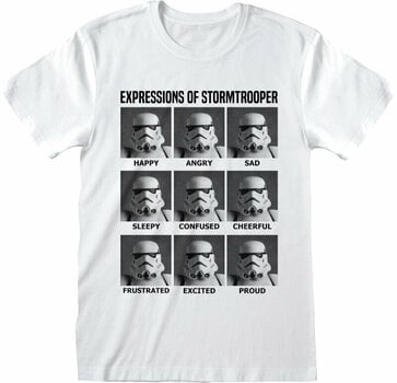 T-shirt Star Wars Expressions Of Stormtrooper White 2XL T-shirt - 1