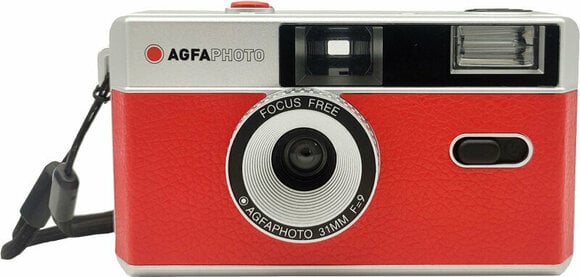 Aparat de fotografiat clasic AgfaPhoto Reusable 35mm Red - 1