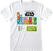 Tričko Star Wars Periodic Table White XL Tričko