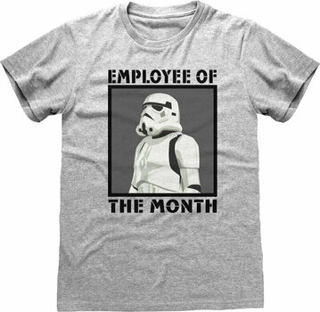 T-Shirt Star Wars T-Shirt Employee of the Month Unisex Grey L - 1