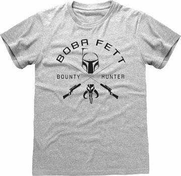 Maglietta Star Wars Bounty Hunter Crest Grey M Maglietta - 1
