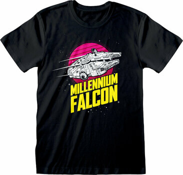 T-shirt Star Wars Millenium Falcon Circle Black S T-shirt - 1