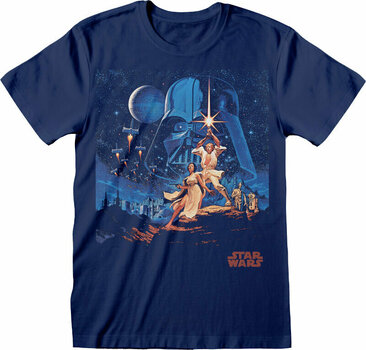 Tričko Star Wars Hope Vintage Characters Black L Tričko - 1