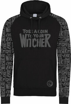 Hoodie Witcher Hoodie Toss a Coin (Super Heroes Collection) Black M - 1