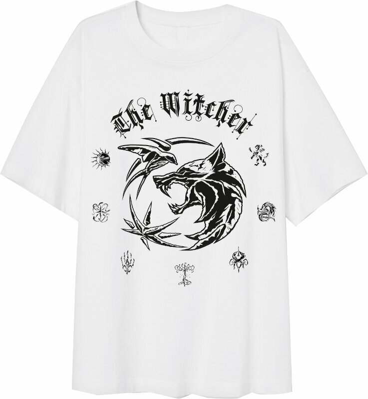 T-shirt Witcher Symbols (Super Heroes Collection) White 2XL T-shirt