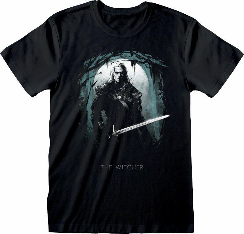 Tričko Witcher Silhouette Black S Tričko