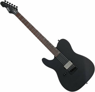 Guitare électrique ESP LTD TE-201 LH Black Satin - 1