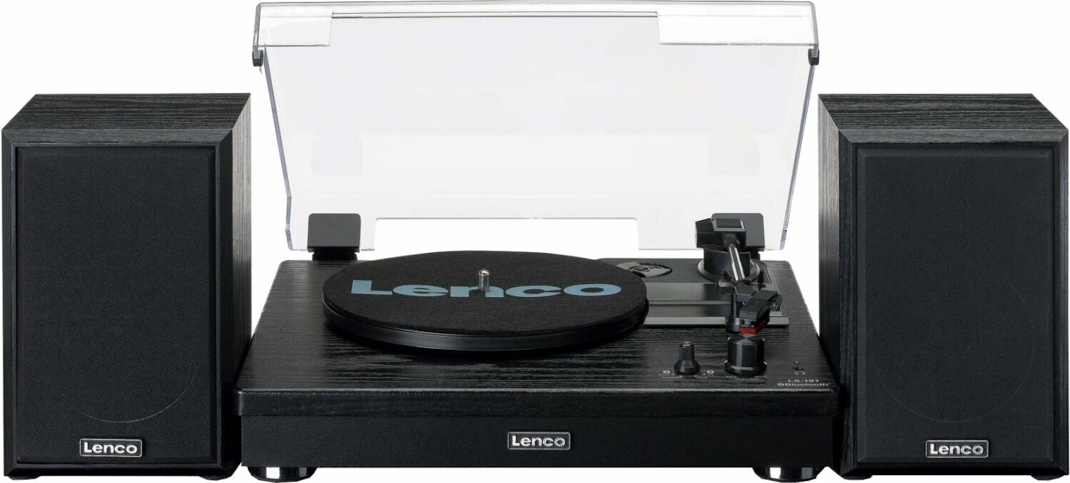 Gramofon kit Lenco LS-101BK Czarny