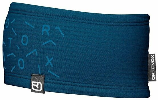 Pannband Ortovox Fleece Light Grid Headband Petrol Blue UNI Pannband - 1
