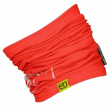 Nákrčník Ortovox 120 Tec Logo Neckwarmer Coral UNI Nákrčník - 1