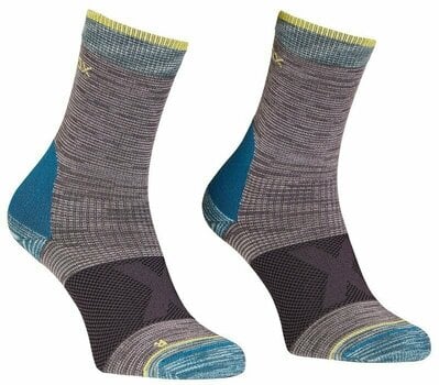 Chaussettes trekking et randonnée Ortovox Alpinist Mid Socks M Mid Grey Blend 42-44 Chaussettes trekking et randonnée - 1