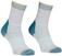 Calze Outdoor Ortovox Alpinist Mid Socks W Ice Waterfall 42-44 Calze Outdoor