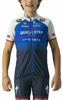 Cycling jersey Castelli Quick-Step Alpha Vinyl 2022 Kid Jersey Belgian Blue 6Y - 1