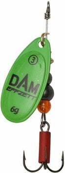 Colher rotativa DAM Fluo Spinner Green 3 g - 1