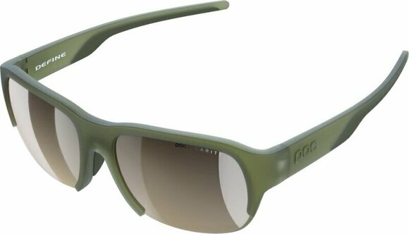 Cycling Glasses POC Define Epidote Green Translucent/Clarity Trail Silver Cycling Glasses - 1