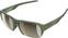 Kolesarska očala POC Define Epidote Green Translucent/Clarity Trail Silver Kolesarska očala