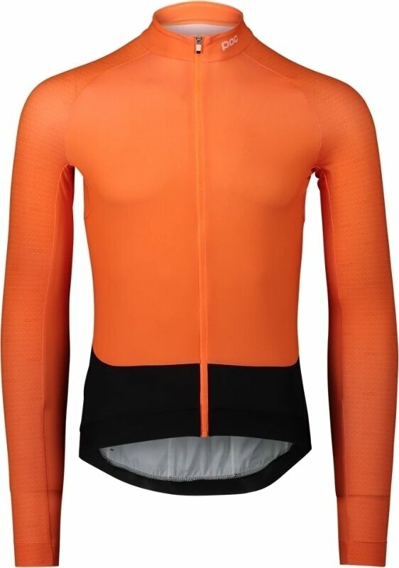 Cykeltrøje POC Essential Road LS Jersey Jersey Zink Orange XL