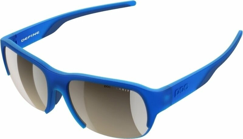 Слънчеви очила > Колоездене очила POC Define Opal Blue Translucent/Clarity Trail Silver