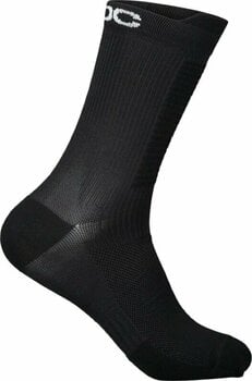 Cycling Socks POC Lithe MTB Mid Sock Uranium Black M Cycling Socks - 1