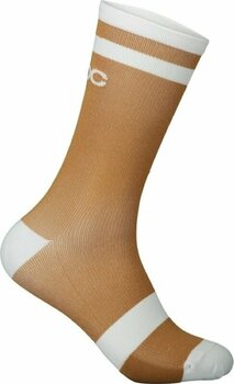 Cykelstrømper POC Lure MTB Long Sock Aragonite Brown/Hydrogen White L Cykelstrømper - 1