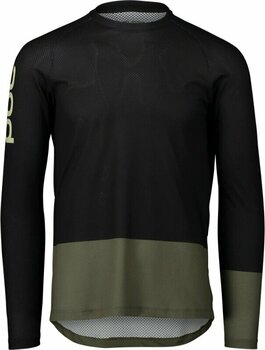 Cykeltrøje POC MTB Pure LS Jersey Jersey Uranium Black/Epidote Green S - 1
