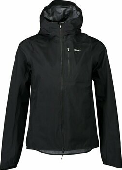 Kerékpár kabát, mellény POC Motion Rain Women's Jacket Uranium Black M Kabát - 1
