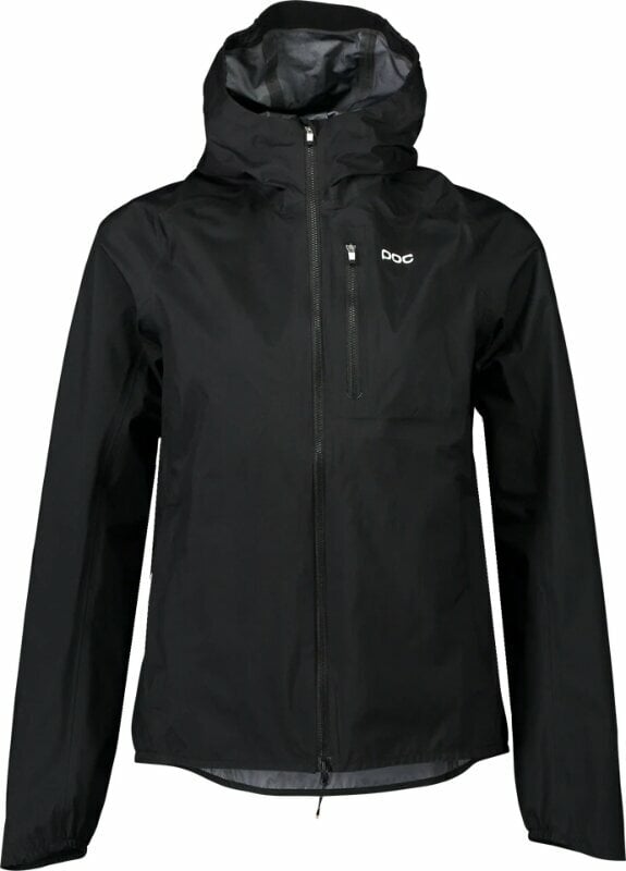 Kerékpár kabát, mellény POC Motion Rain Women's Jacket Uranium Black XS Kabát