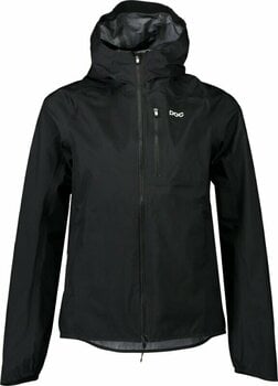 Kerékpár kabát, mellény POC Motion Rain Women's Jacket Uranium Black XS Kabát - 1