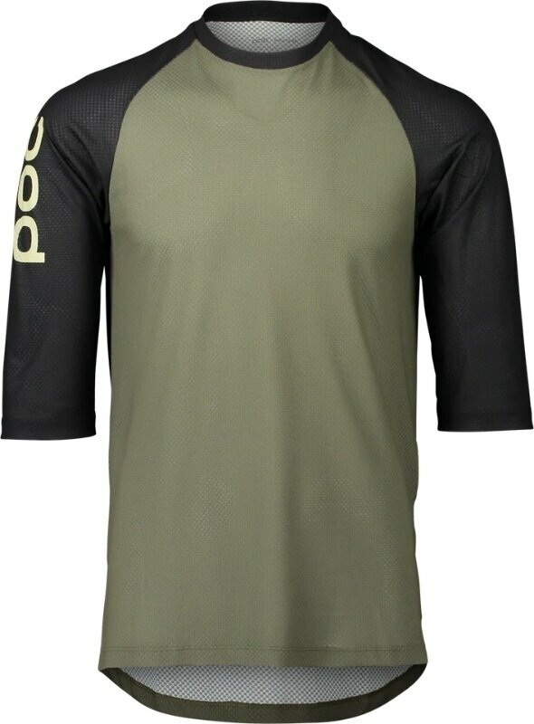 Cykeltrøje POC MTB Pure 3/4 Jersey Jersey Epidote Green/Uranium Black L