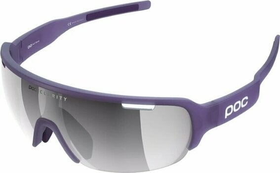 Cycling Glasses POC Do Half Blade Sapphire Purple Translucent/Clarity Road Silver Cycling Glasses - 1