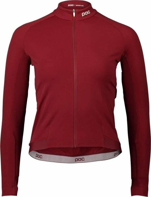 Велосипедна тениска POC Ambient Thermal Women's Jersey Джърси Garnet Red L