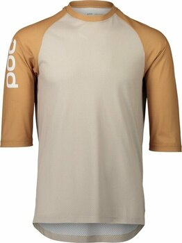 Cykeltrøje POC MTB Pure 3/4 Jersey Jersey Sandstone Beige/Aragointe Brown XL - 1