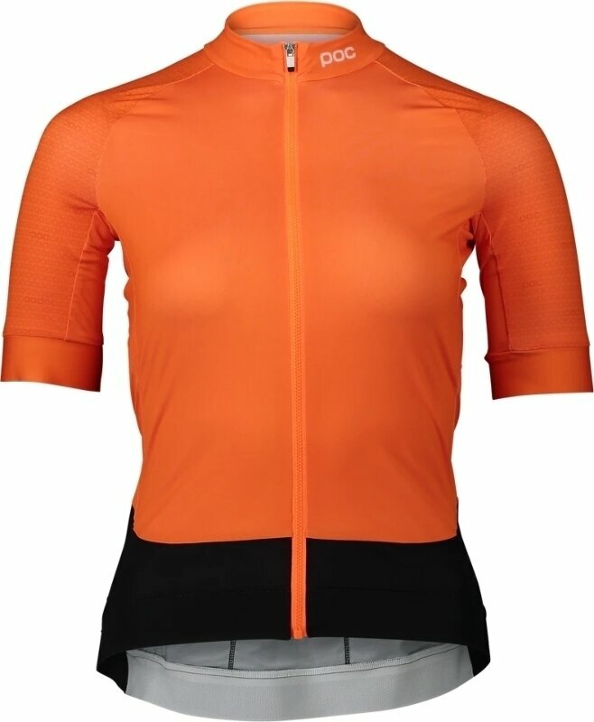 Cykeltrøje POC Essential Road Women's Jersey Jersey Zink Orange S