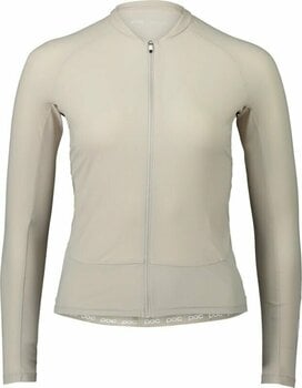 Kolesarski dres, majica POC Essential Road Women's LS Jersey Jersey Sandstone Beige M - 1