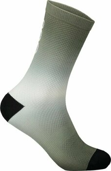 Cykelstrømper POC Essential Print Long Sock Epidote Green L Cykelstrømper - 1