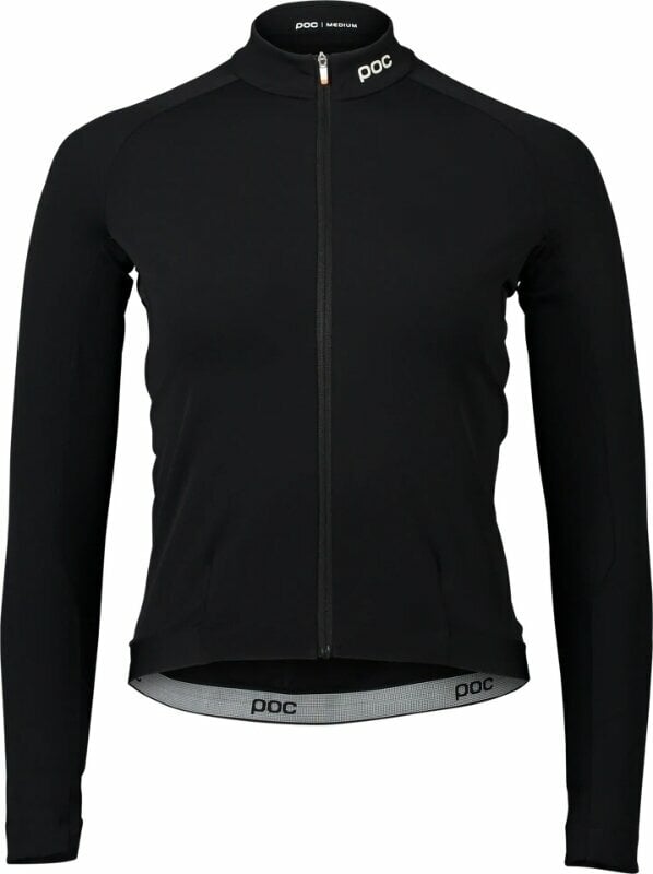 Odzież kolarska / koszulka POC Ambient Thermal Women's Jersey Uranium Black M
