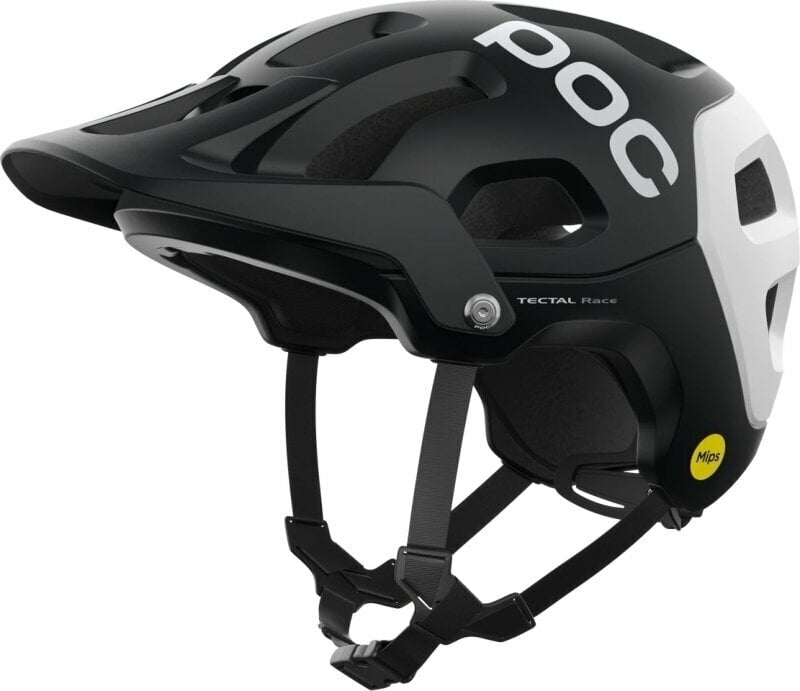 Cyklistická helma POC Tectal Race MIPS Uranium Black/Hydrogen White Matt 55-58 Cyklistická helma