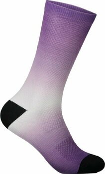 Cykelstrømper POC Essential Print Long Sock Sapphire Purple L Cykelstrømper - 1