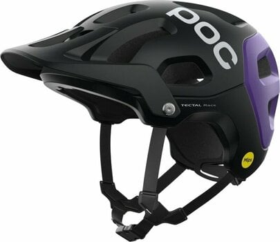 Cykelhjelm POC Tectal Race MIPS Uranium Black/Sapphire Purple Metallic/Matt 51-54 Cykelhjelm - 1