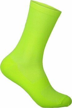 Cykelstrømper POC Fluo Sock Fluorescent Yellow/Green M Cykelstrømper - 1