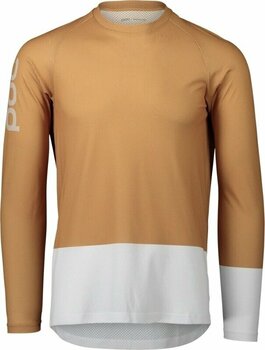 Jersey/T-Shirt POC MTB Pure LS Jersey Aragonite Brown/Hydrogen White L - 1