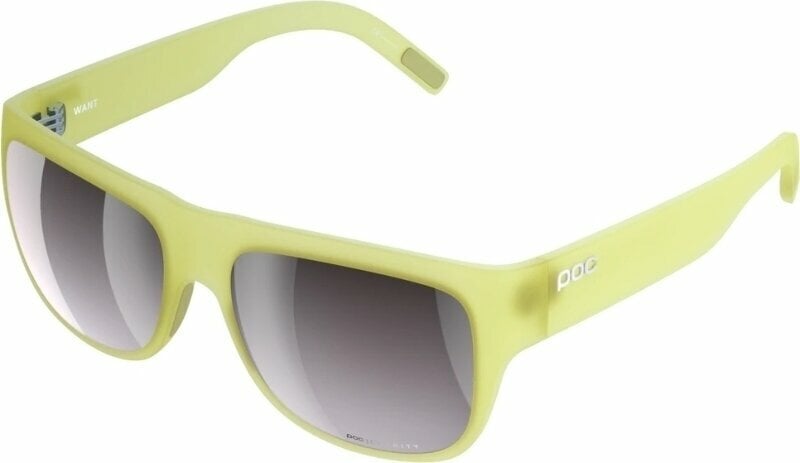Livsstil briller POC Want Lemon Calcite Translucent/Clarity Road Silver Livsstil briller