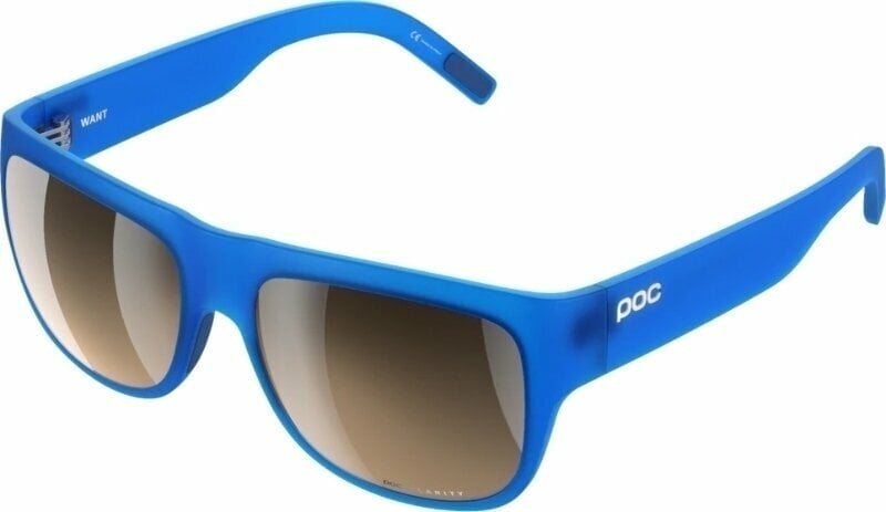 Livsstil briller POC Want Opal Blue Translucent/Clarity Trail Silver Livsstil briller