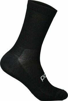 Cycling Socks POC Zephyr Merino Mid Sock Uranium Black L Cycling Socks - 1