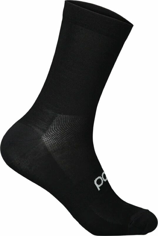 Cycling Socks POC Zephyr Merino Mid Sock Uranium Black S Cycling Socks