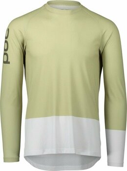 Cykeltrøje POC MTB Pure LS Jersey Jersey Prehnite Green/Hydrogen White XL - 1