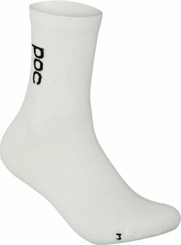 Cycling Socks POC Soleus Lite Long Sock Hydrogen White M Cycling Socks - 1