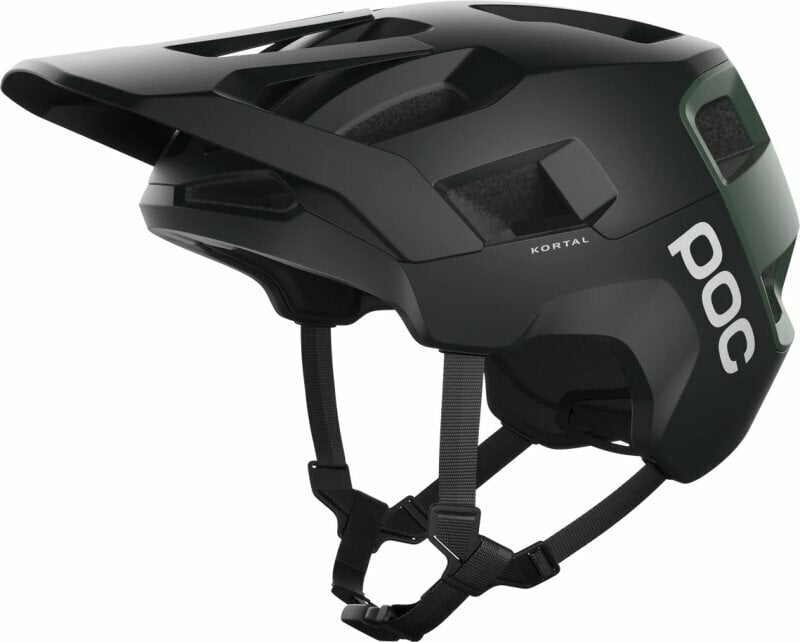 Cykelhjelm POC Kortal Uranium Black/Epidote Green Metallic/Matt 55-58 Cykelhjelm