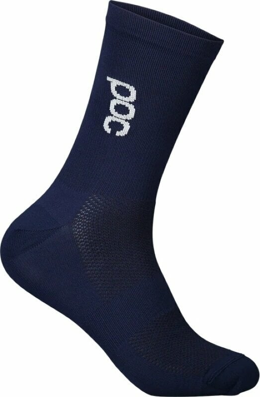 Чорапи за колоездене POC Soleus Lite Mid Sock Turmaline Navy L Чорапи за колоездене